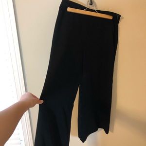 Madewell Black Wide Leg Pants